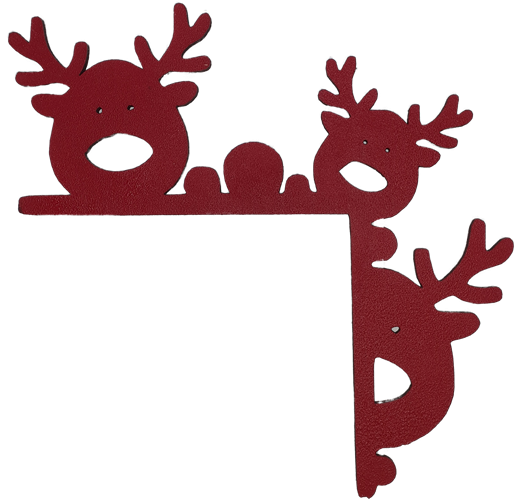 Décoration de porte - Noël